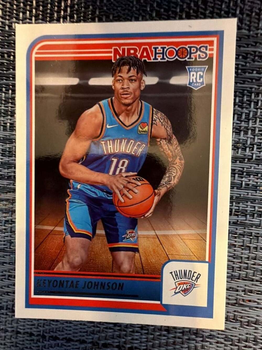 Panini NBA Hoops Keyontae Johnson Oklahoma City Thunder RC #263